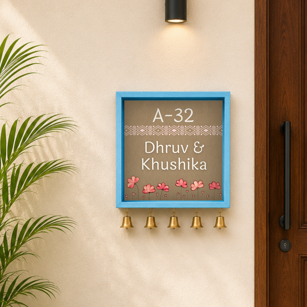 Craftpur Wooden Customized Name Plate