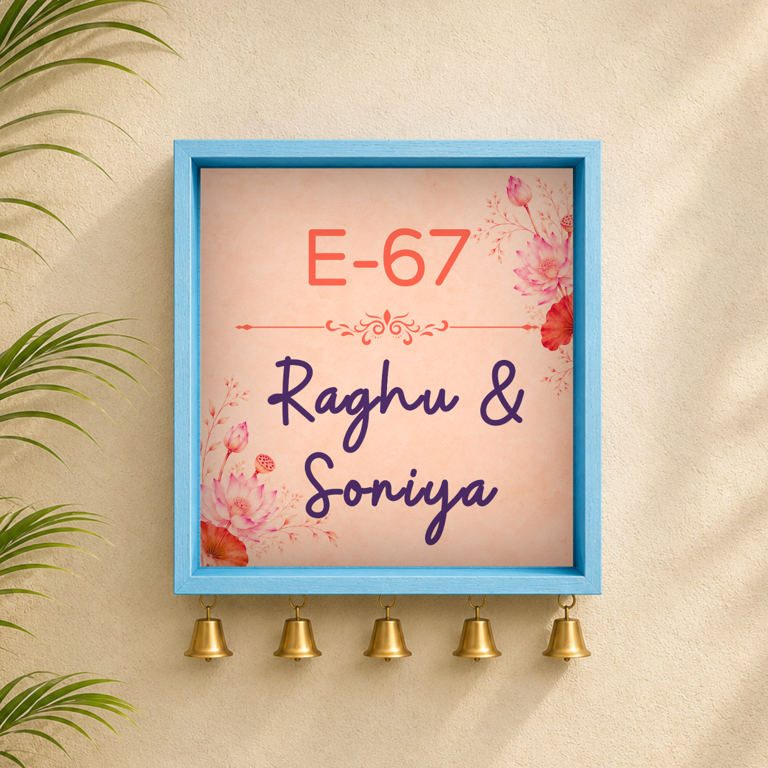 Craftpur Wooden Customized Name Plate