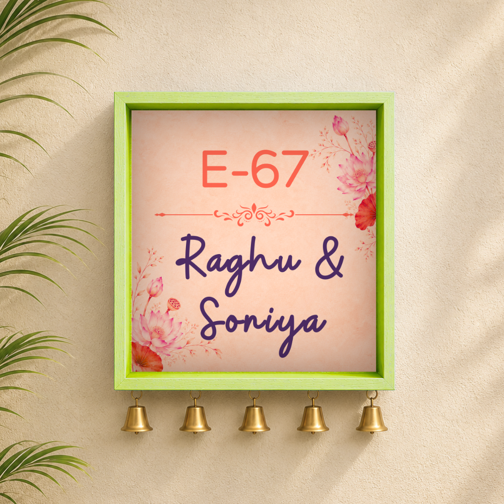 Craftpur Wooden Customized Name Plate