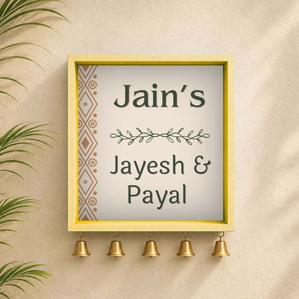 Craftpur Wooden Customized Name Plate