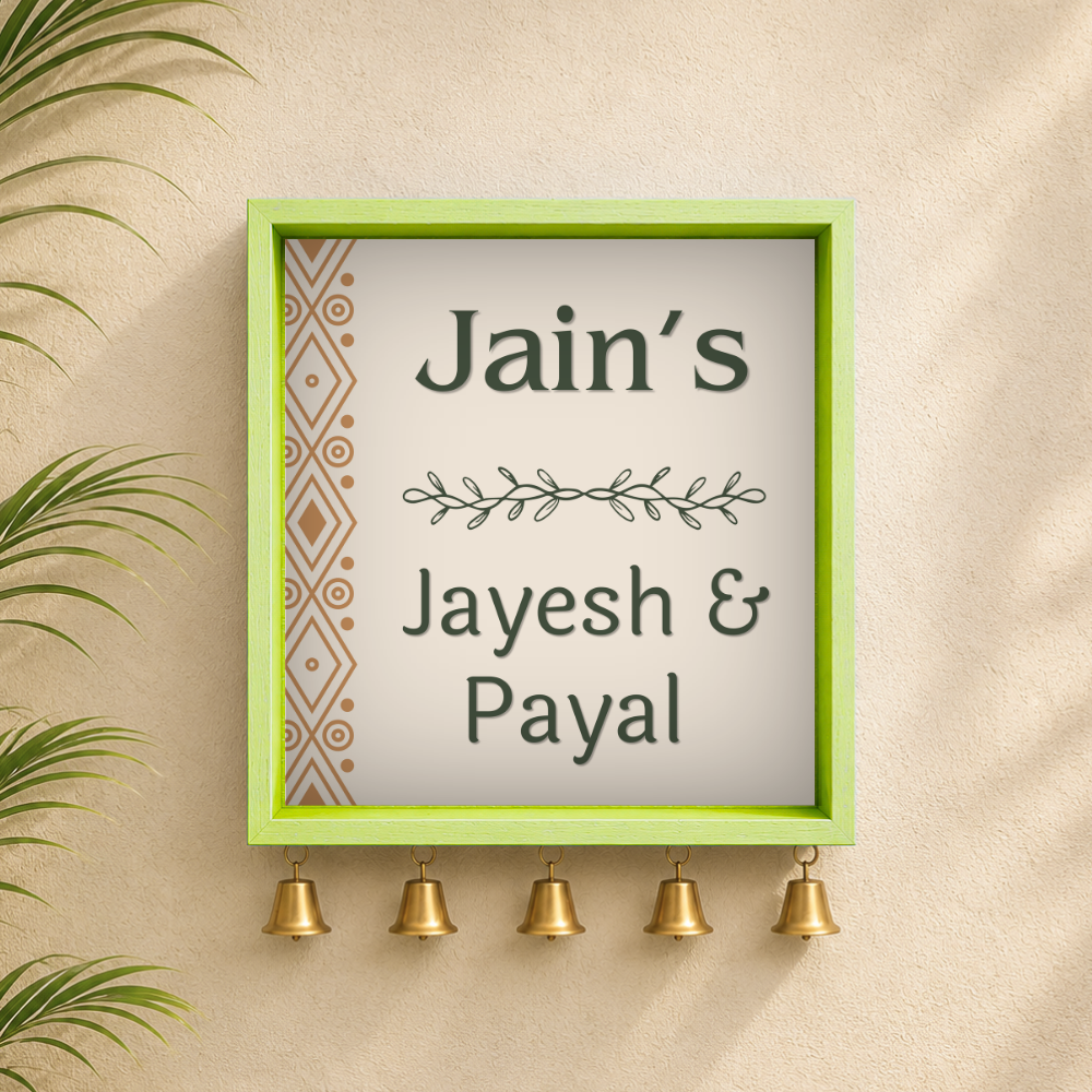 Craftpur Wooden Customized Name Plate
