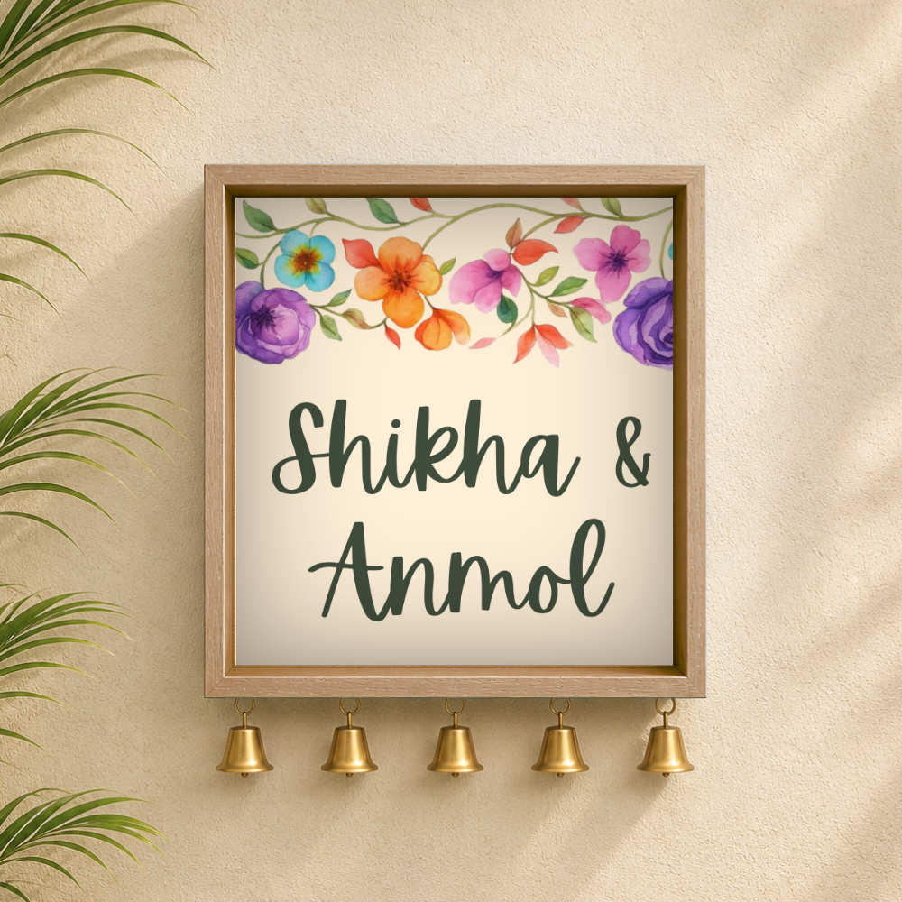 Craftpur Wooden Customized Name Plate