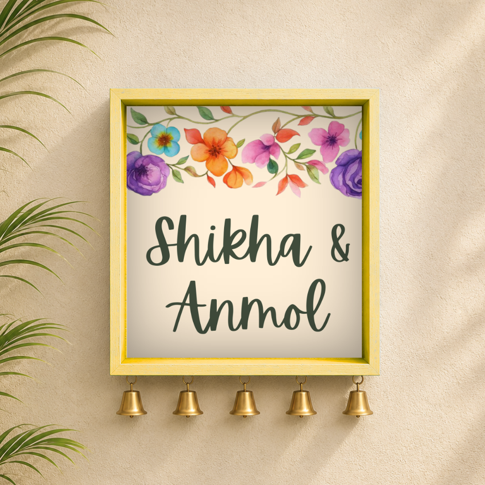Craftpur Wooden Customized Name Plate
