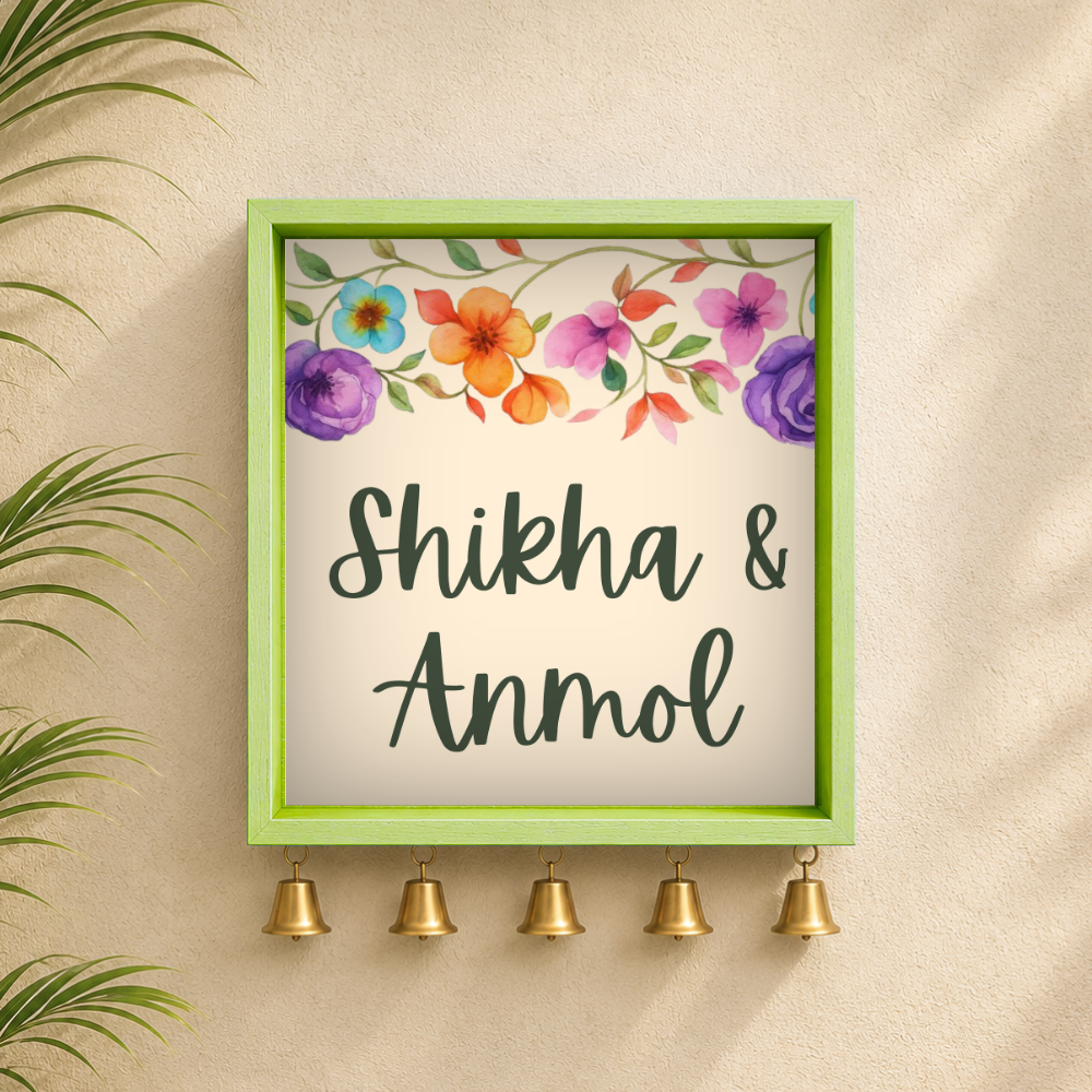 Craftpur Wooden Customized Name Plate