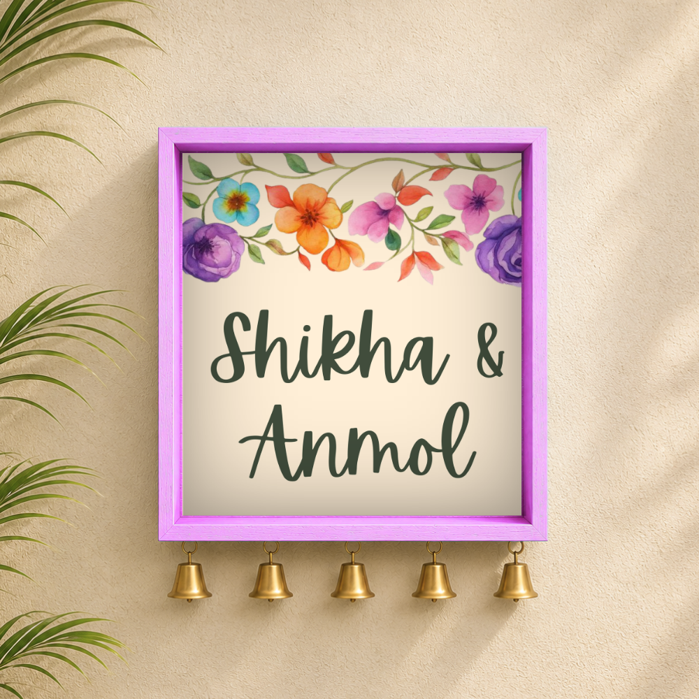 Craftpur Wooden Customized Name Plate