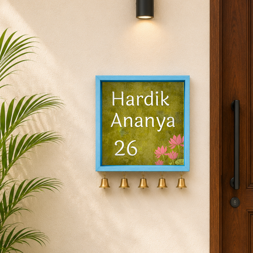 Craftpur Customized Wooden Name Plate