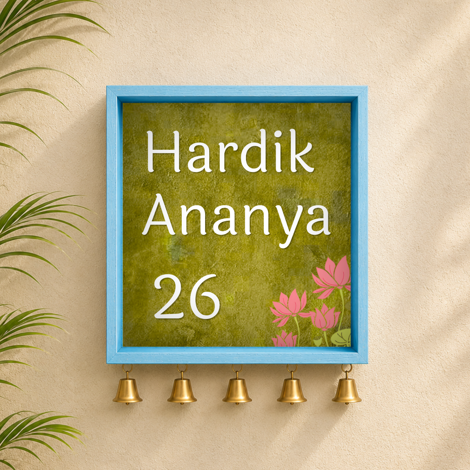 Craftpur Customized Wooden Name Plate
