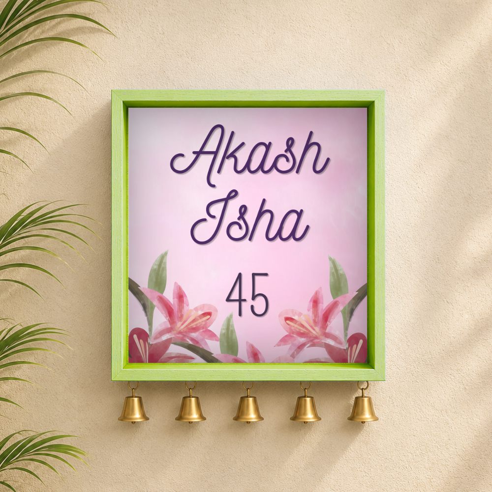 Craftpur Customized Wooden Name Plate