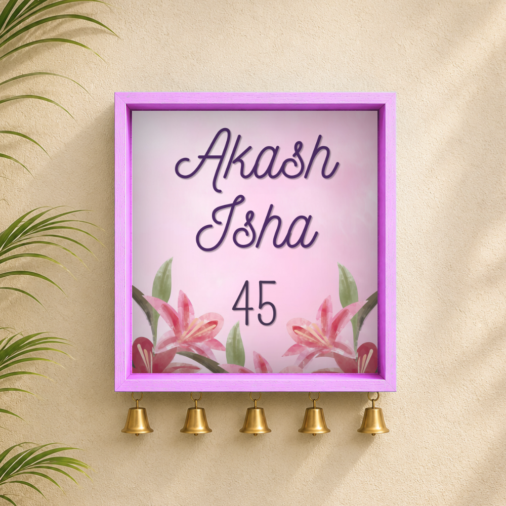 Craftpur Customized Wooden Name Plate