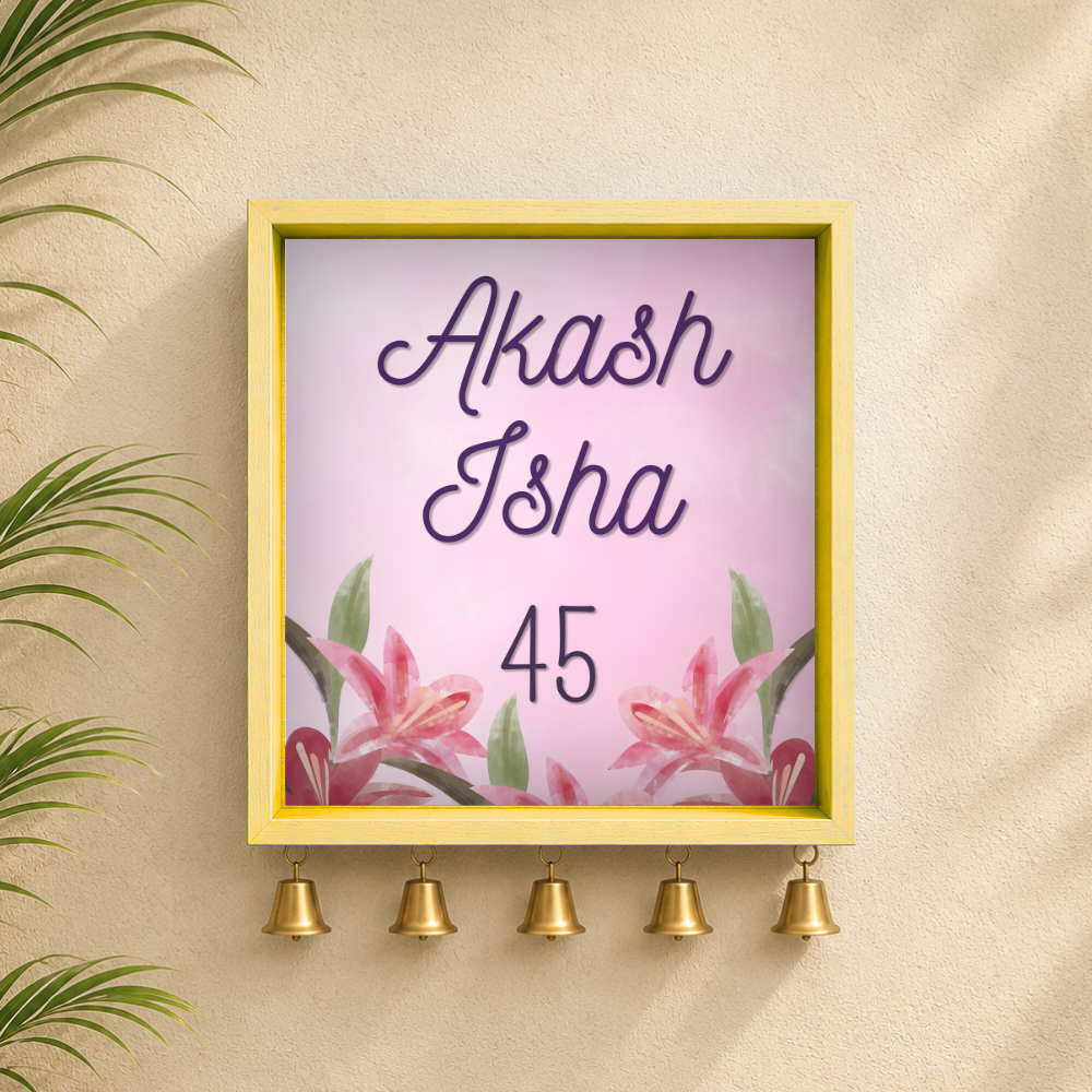 Craftpur Customized Wooden Name Plate
