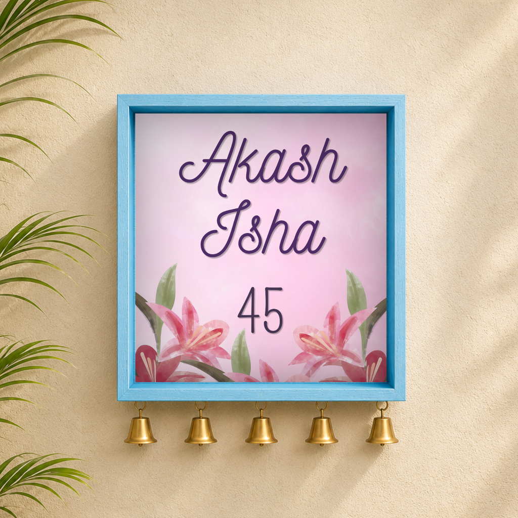 Craftpur Customized Wooden Name Plate