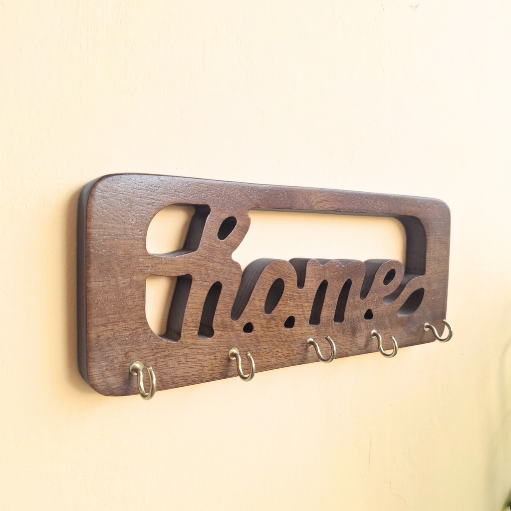 Home Solid Wood Keyholder