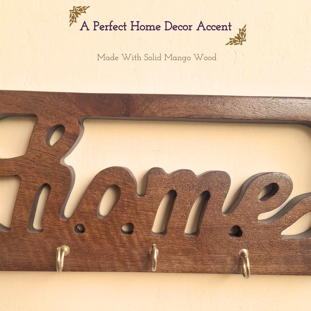 Home Solid Wood Keyholder