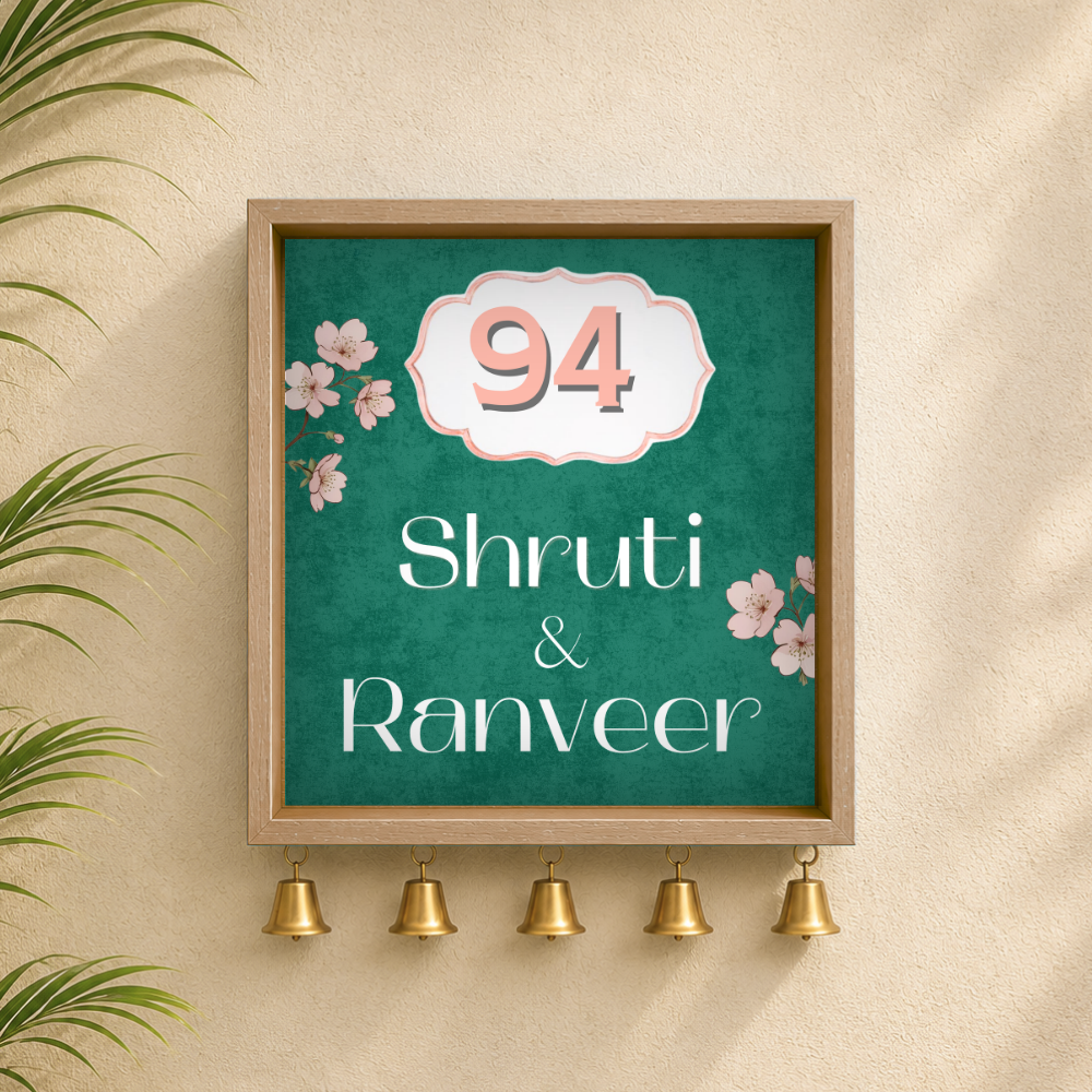 Craftpur Customized Wooden Name Plate
