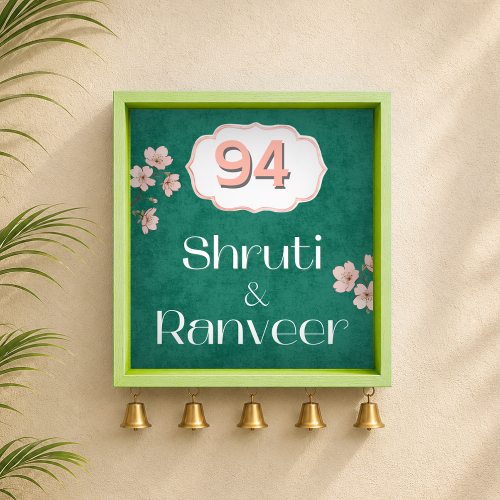 Craftpur Customized Wooden Name Plate