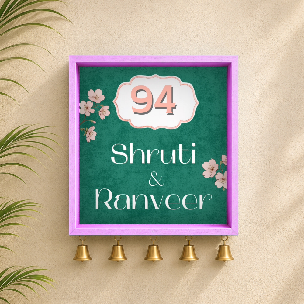 Craftpur Customized Wooden Name Plate