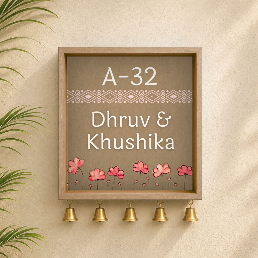 Craftpur Wooden Customized Name Plate