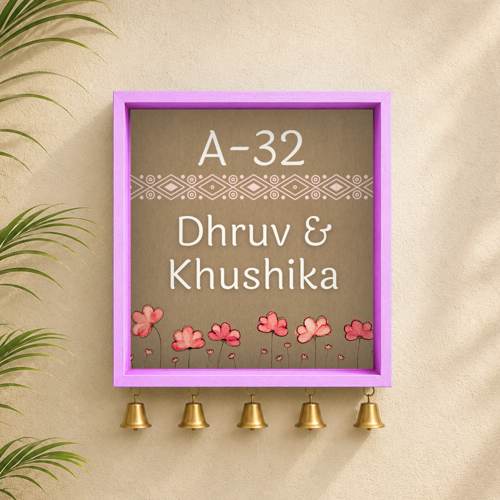 Craftpur Wooden Customized Name Plate