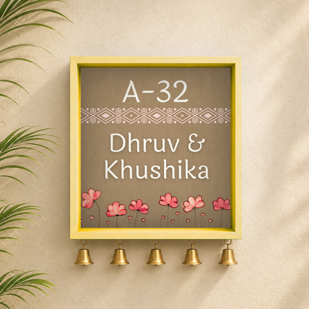 Craftpur Wooden Customized Name Plate