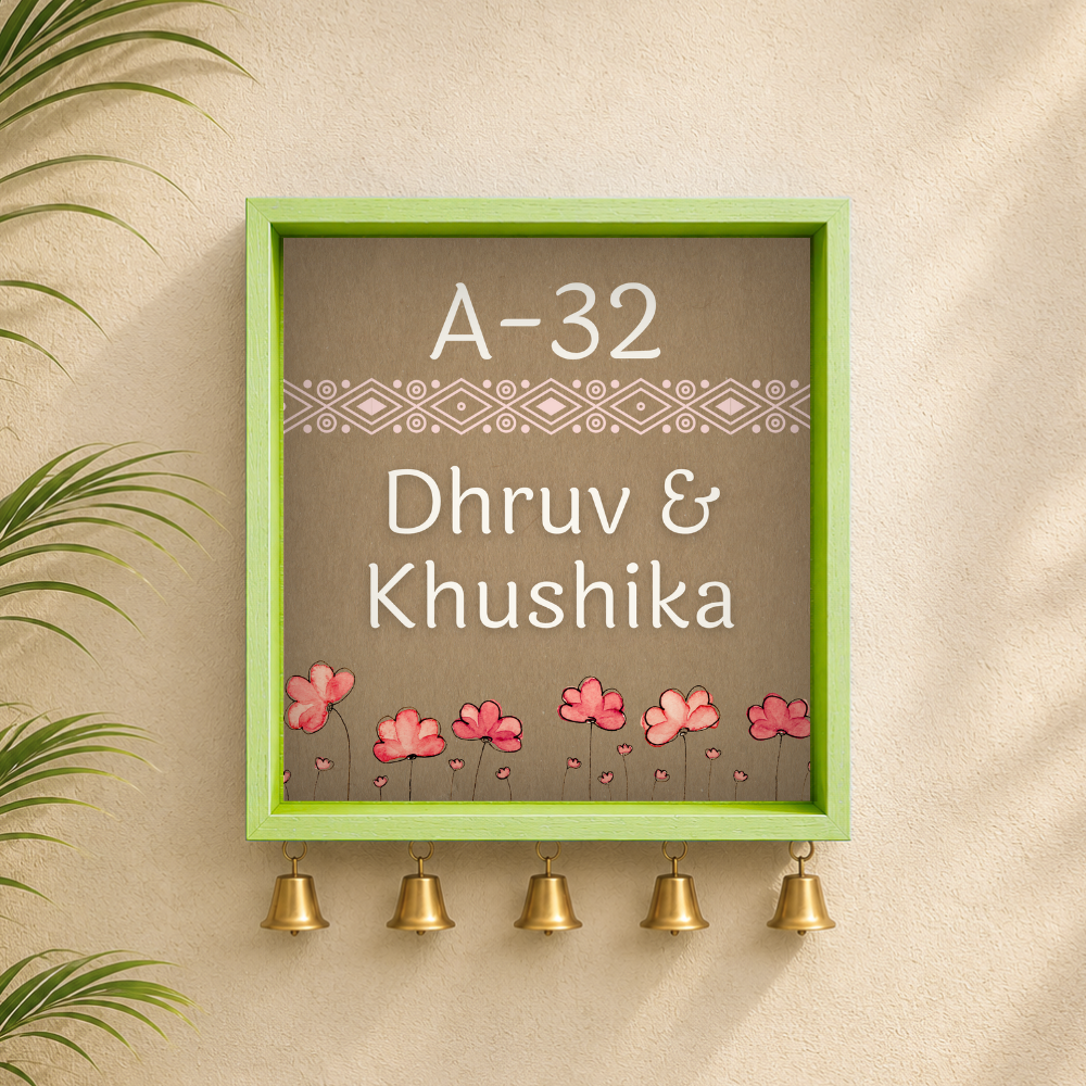 Craftpur Wooden Customized Name Plate