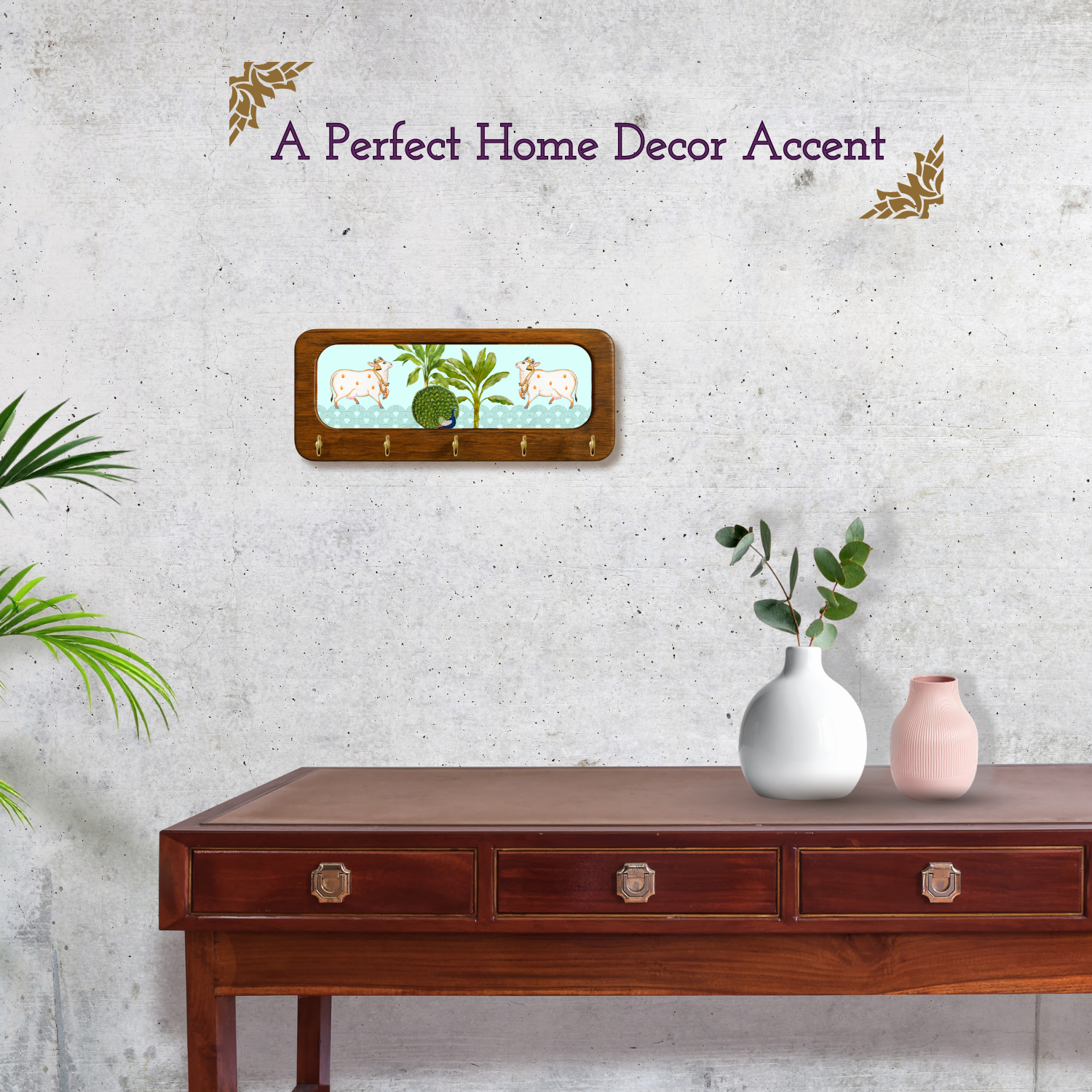 Beautiful Cow Keyholder