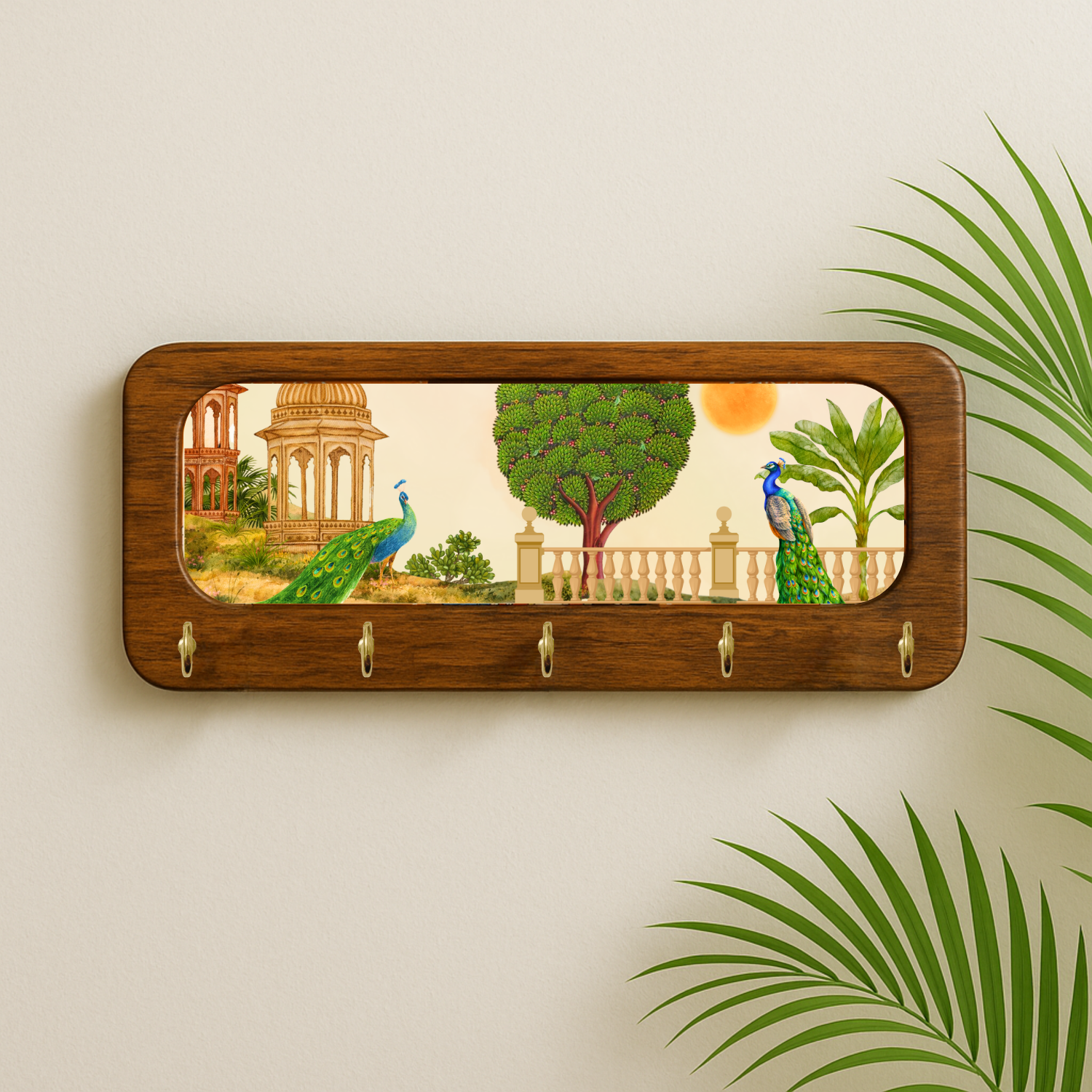 Peacock Garden Keyholder