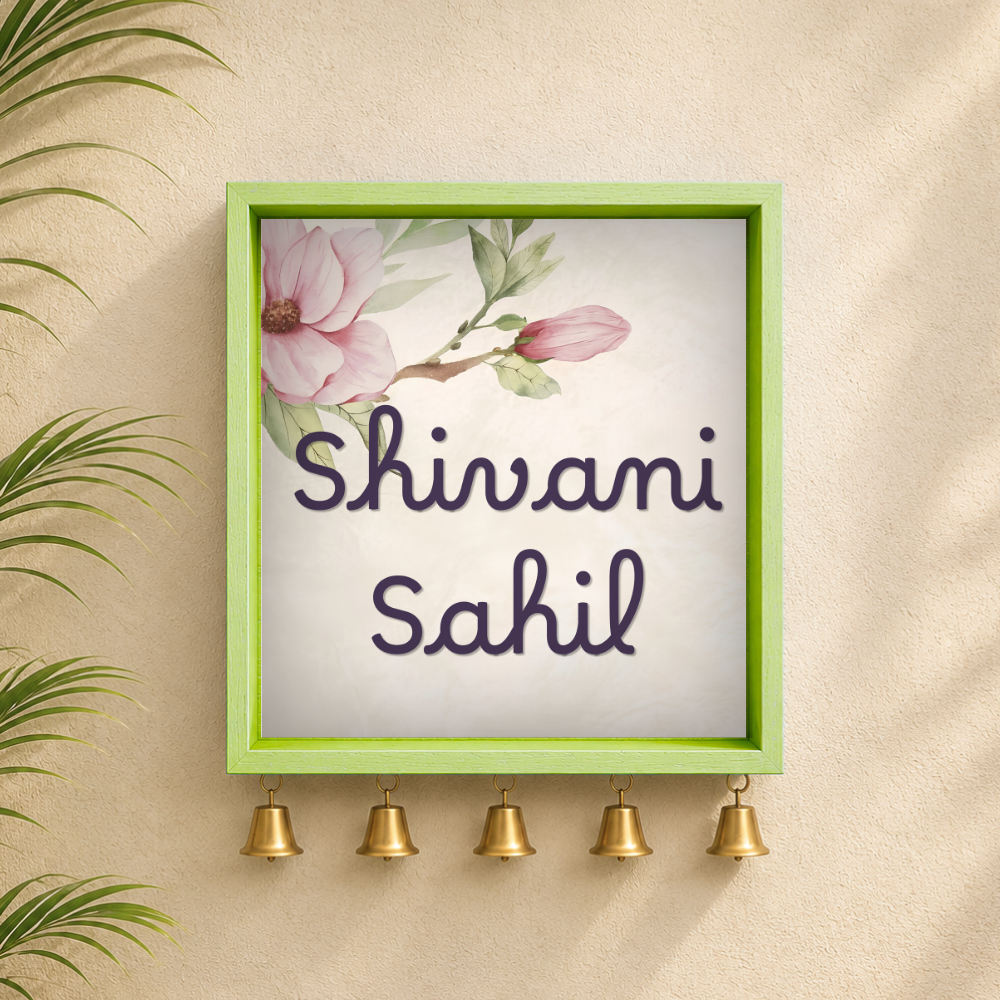 Craftpur Customized Wooden Name Plate