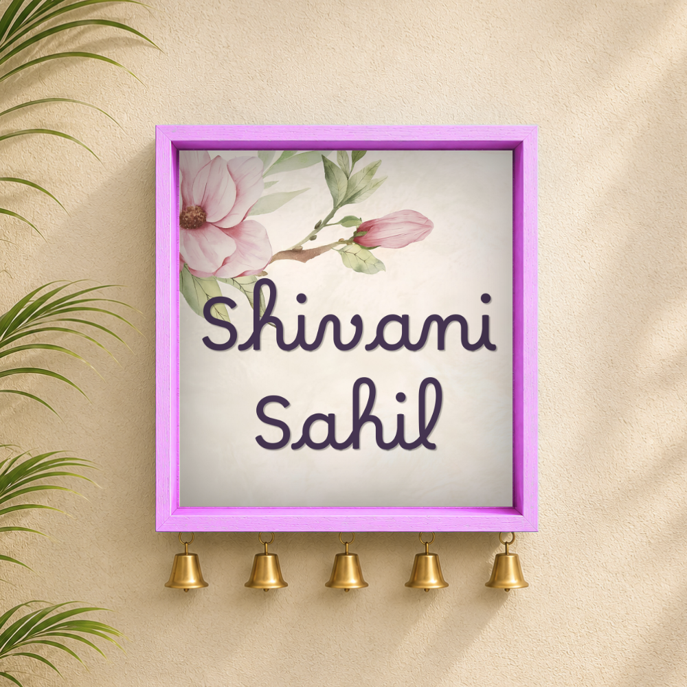 Craftpur Customized Wooden Name Plate