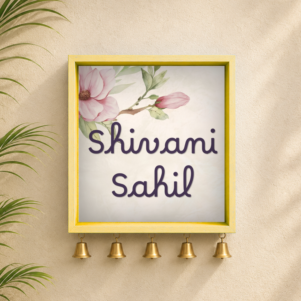 Craftpur Customized Wooden Name Plate