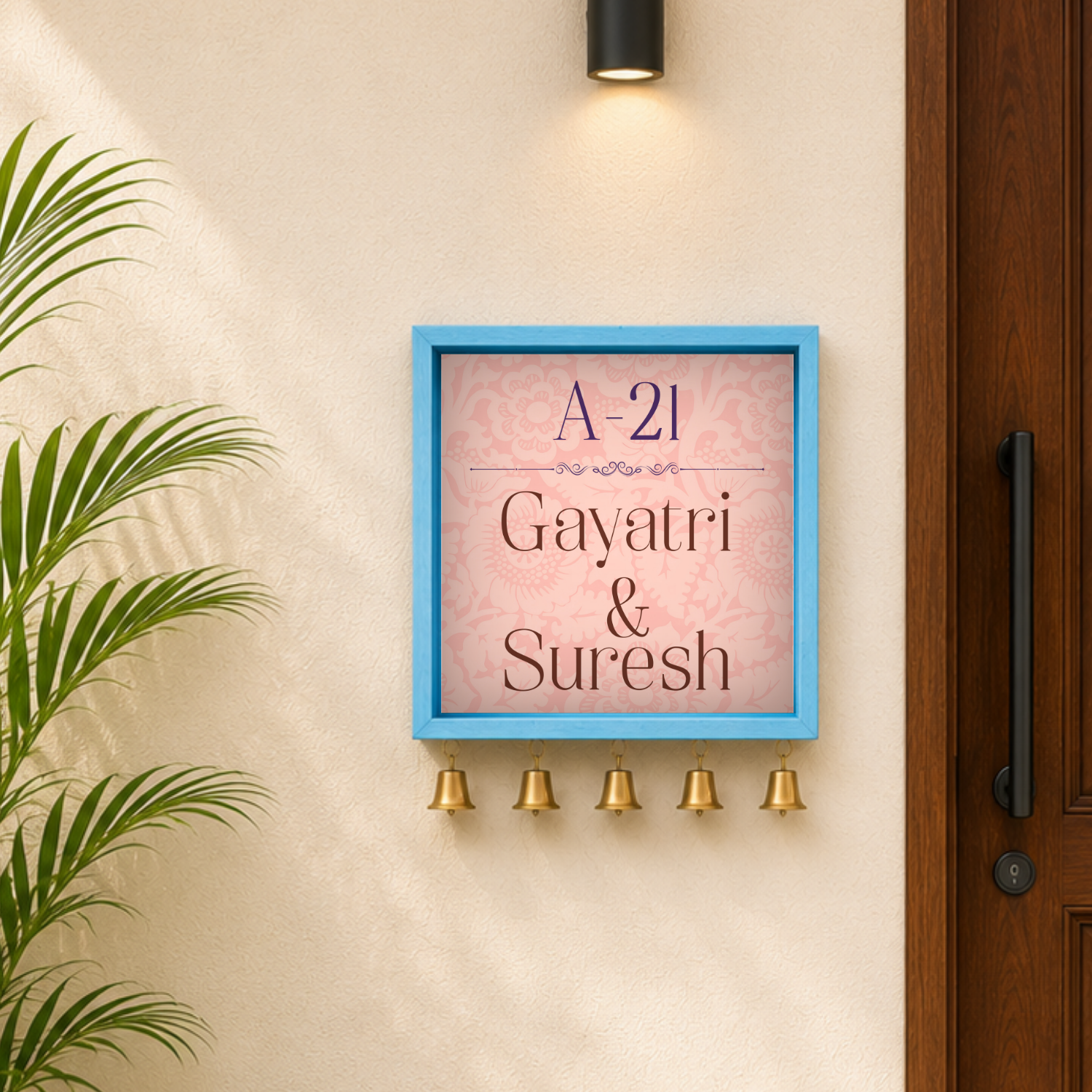 Craftpur Wooden Customized Name Plate