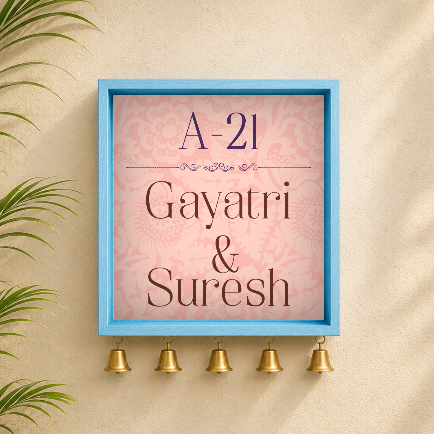 Craftpur Wooden Customized Name Plate