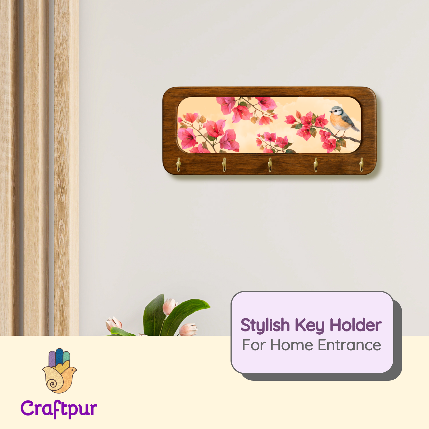 Beautiful Bird Keyholder