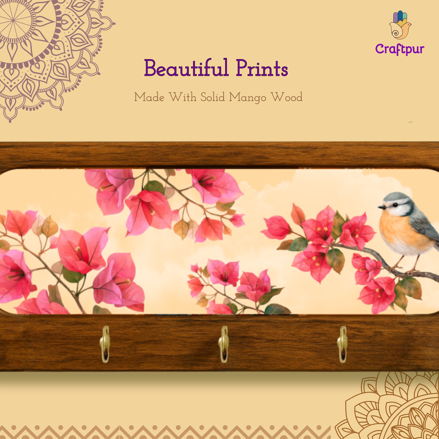 Beautiful Bird Keyholder