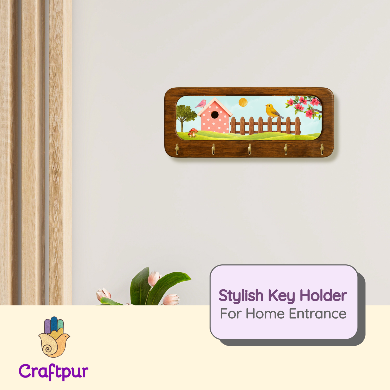 Beautiful Garden Keyholder