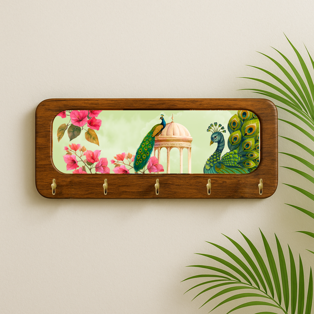 Peacock Garden Keyholder