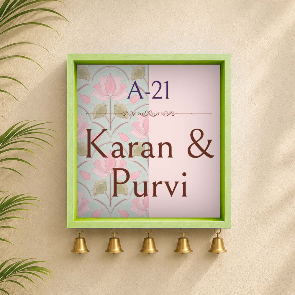Craftpur Custom Wooden Name Plate