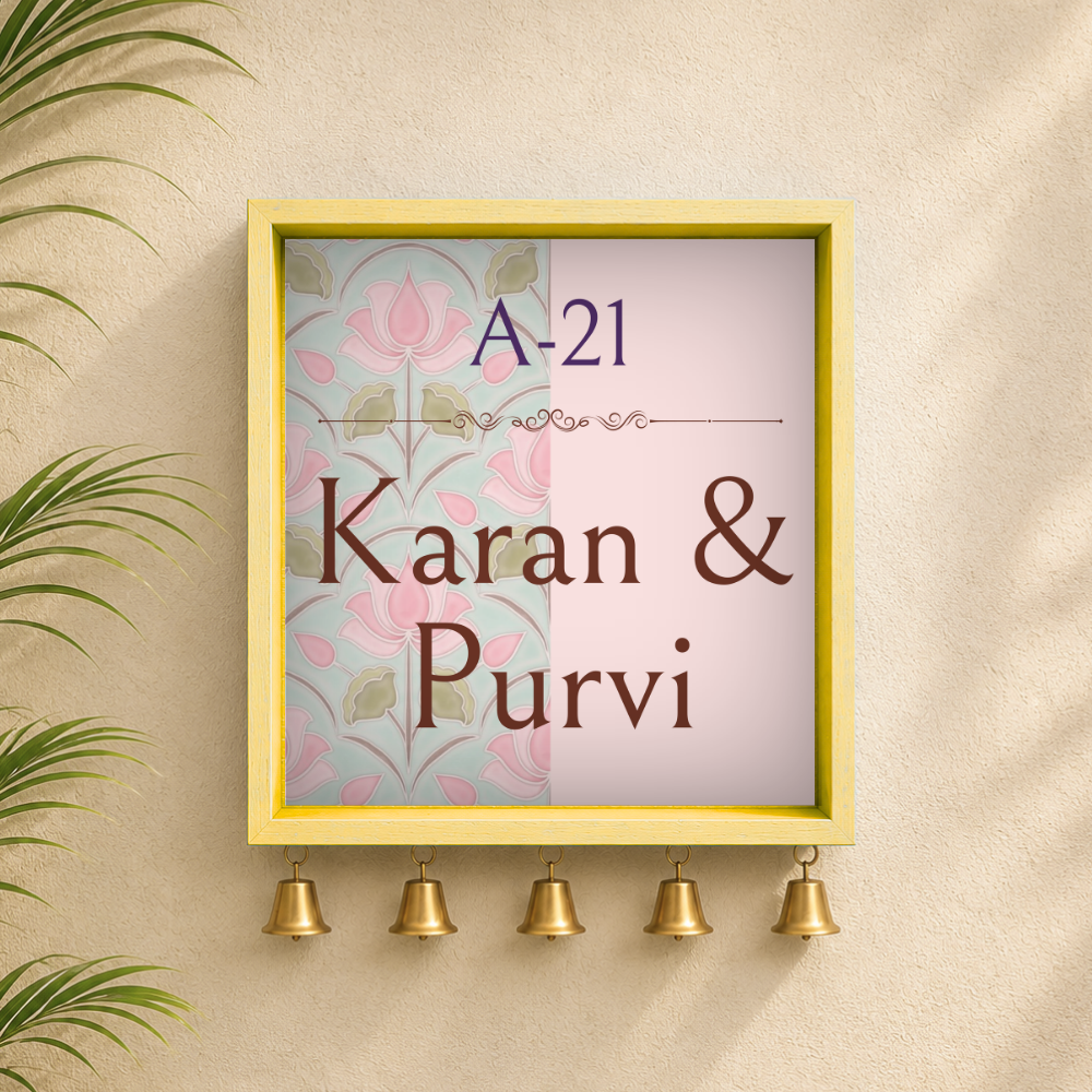 Craftpur Custom Wooden Name Plate