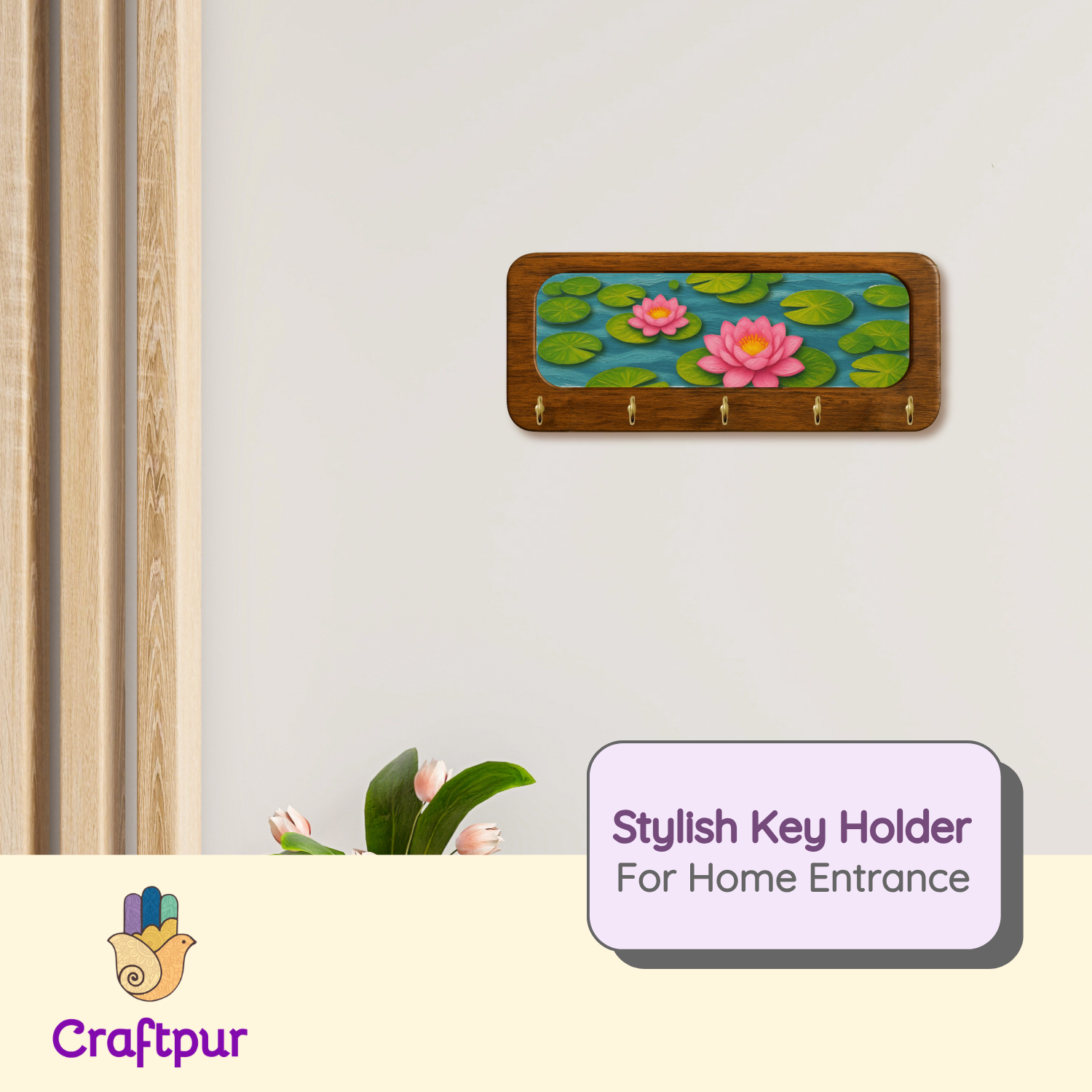 Lotus Pond Keyholder