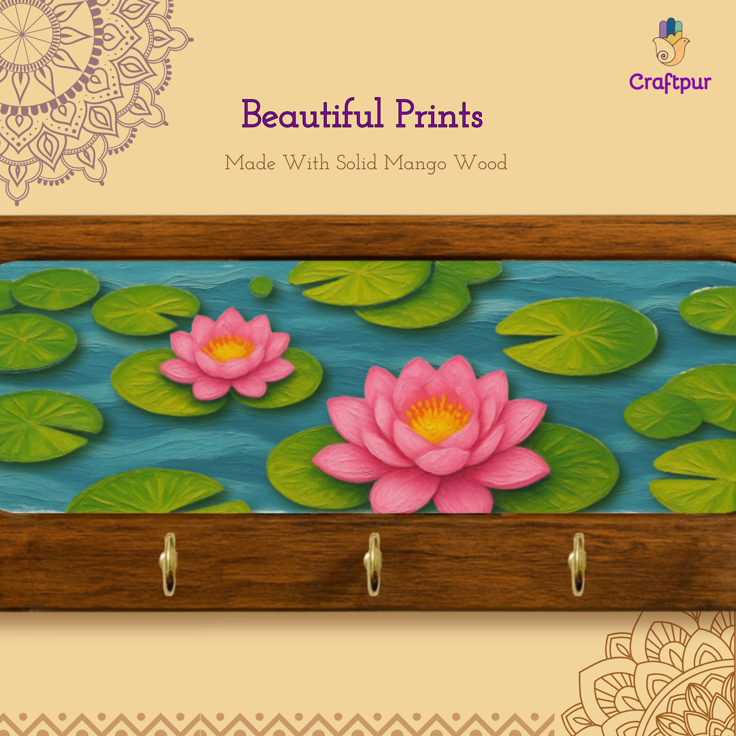 Lotus Pond Keyholder