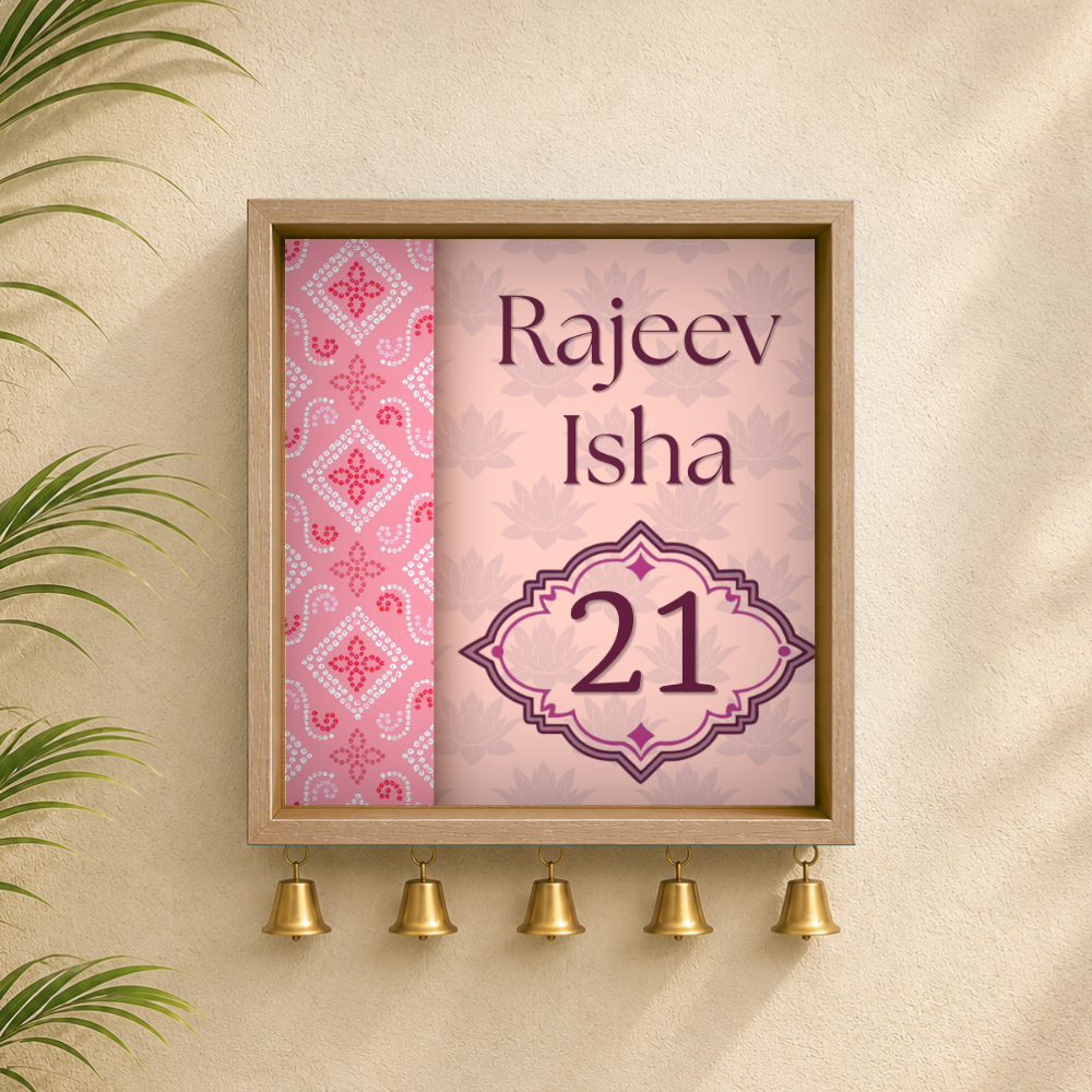 Craftpur Customized Wooden Name Plate