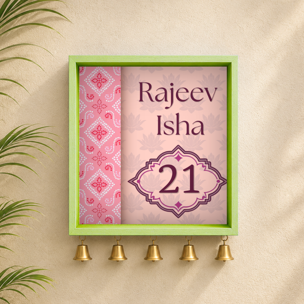 Craftpur Customized Wooden Name Plate