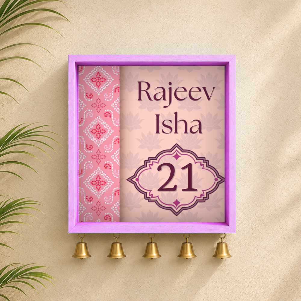 Craftpur Customized Wooden Name Plate