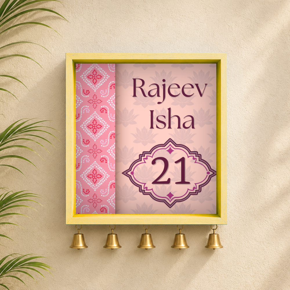 Craftpur Customized Wooden Name Plate