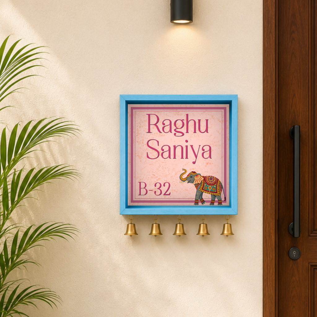 Craftpur Customized Wooden Name Plate