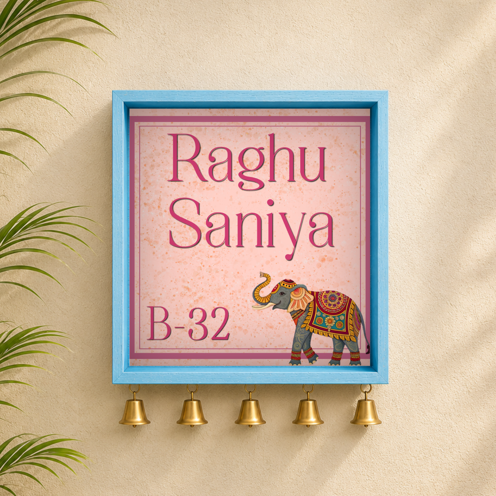 Craftpur Customized Wooden Name Plate