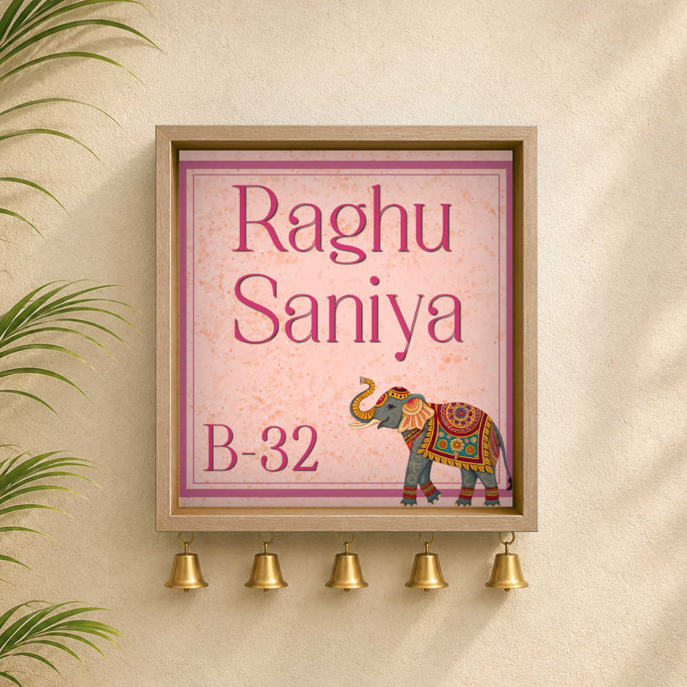 Craftpur Customized Wooden Name Plate