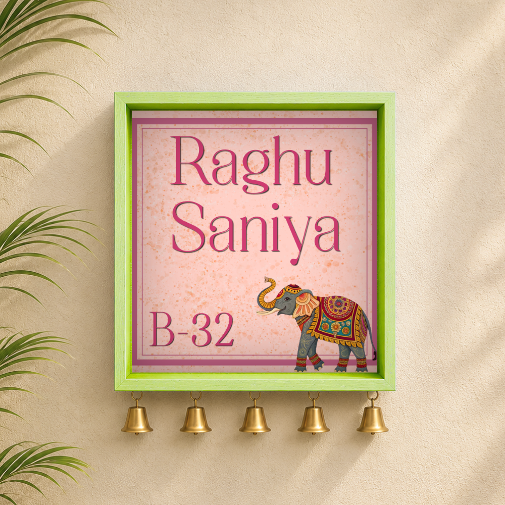 Craftpur Customized Wooden Name Plate