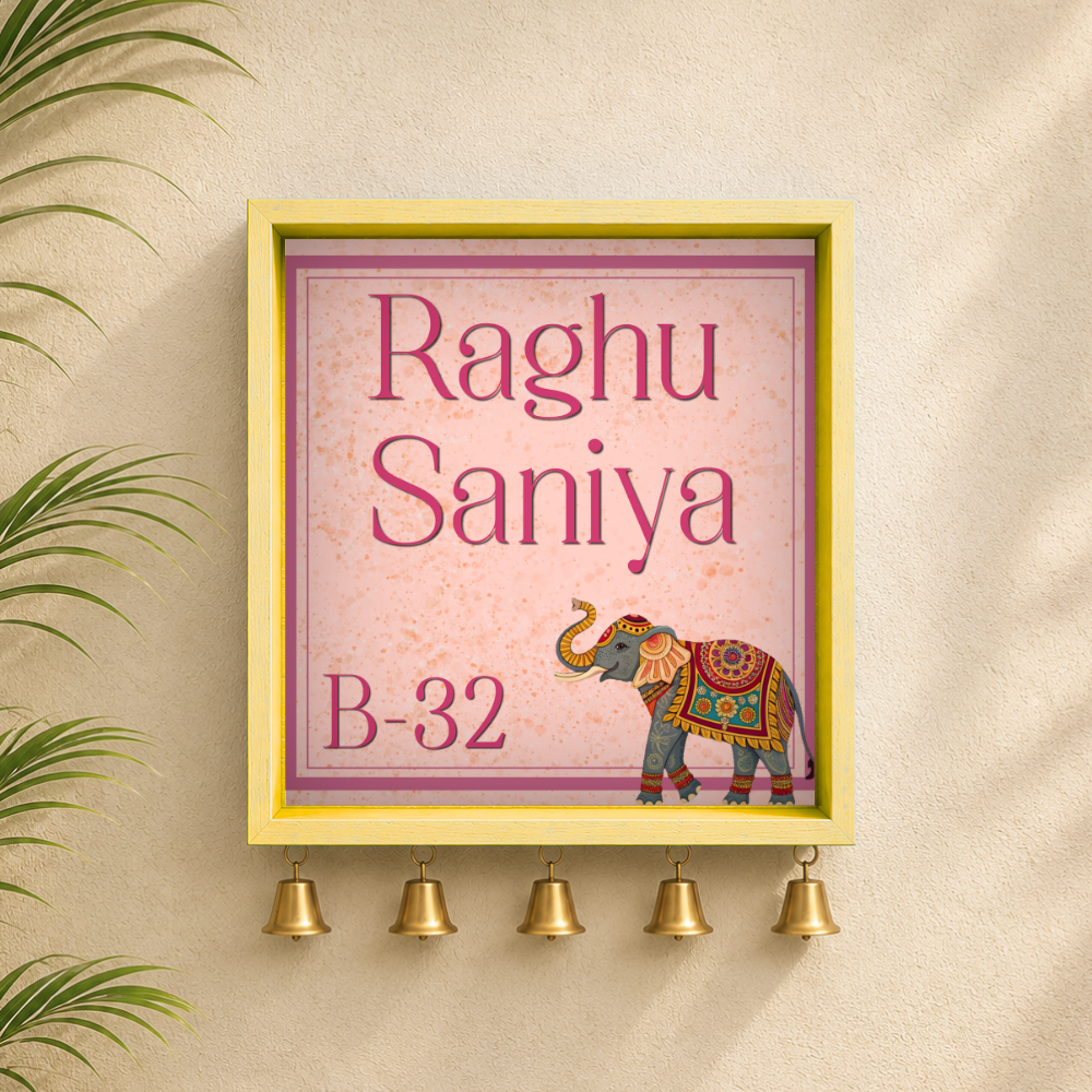 Craftpur Customized Wooden Name Plate