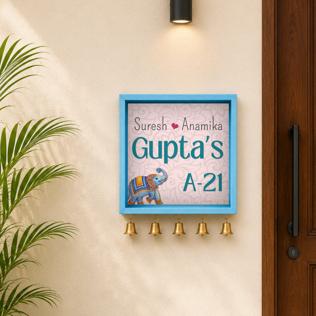 Craftpur Customized Wooden Name Plate