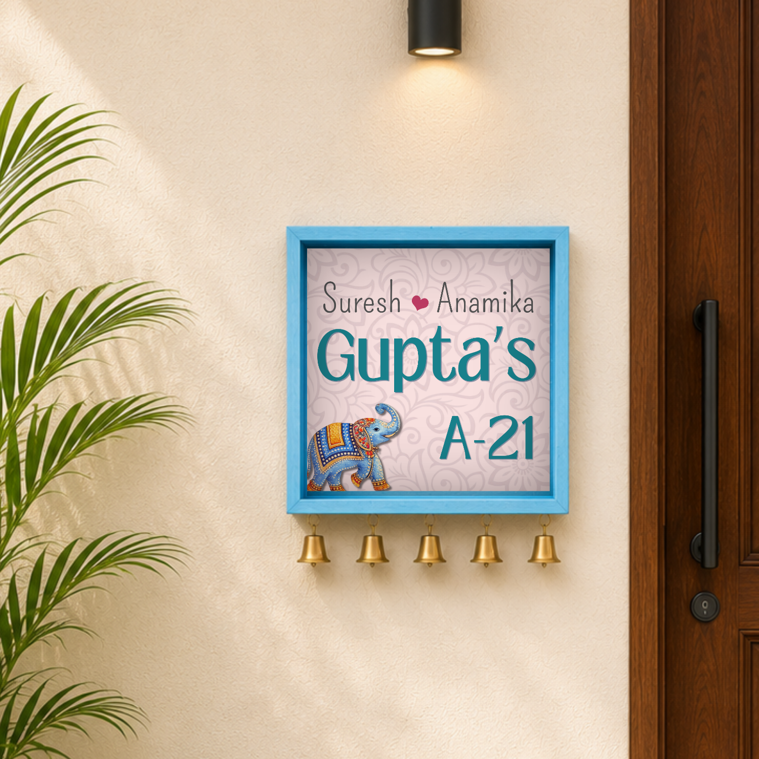 Craftpur Customized Wooden Name Plate